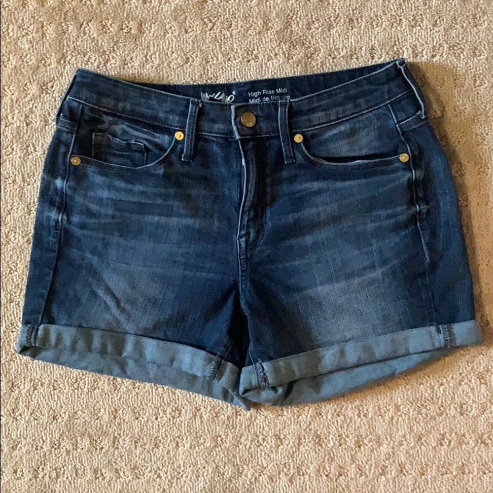 Denim shorts